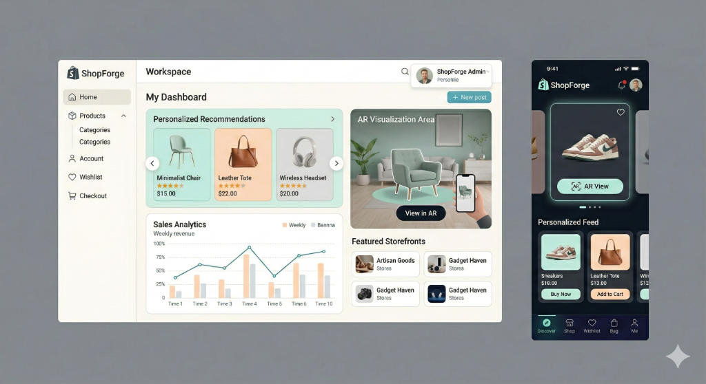 ShopForge — E-Commerce Reimagined